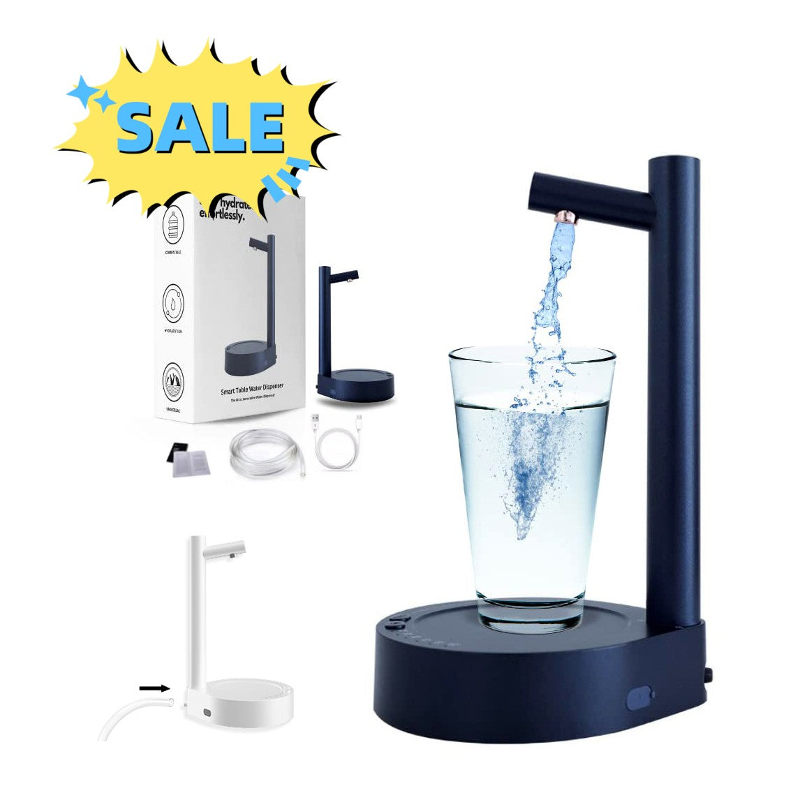 Rechargeable Automatic Water Pump Dispenser